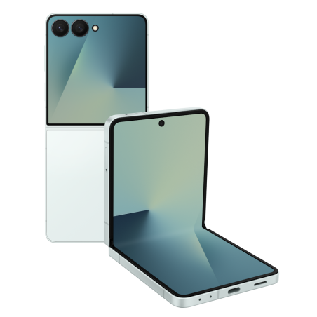 Samsung Galaxy Z Flip7, Verde Menta, 256 GB, 5G, 6.8" Dynamic AMOLED 2X, Snapdragon 8 Elite Gen 5, Android 16