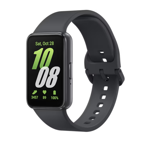 Samsung Galaxy Fit3, Gris, 1.6" AMOLED, Bluetooth, Monitor de actividad, Autonomía prolongada